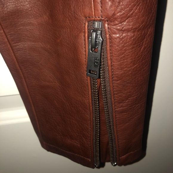 UGG Men’s Real Leather Jacket - Picture 5 of 8